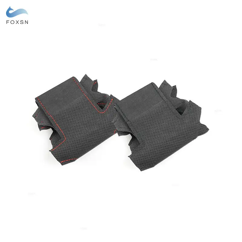 Car Steering Wheel Suede Leather Trim Cover For Lexus IS IS250 IS250C IS300 IS300C IS350 IS350C 2006 - 2011 with Lines Stripe