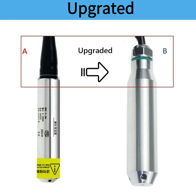 Upgrated Liquid Oil Water Level Sensor Probe Transmitter Smart Controller 4-20MA Output Liquid Level Meter