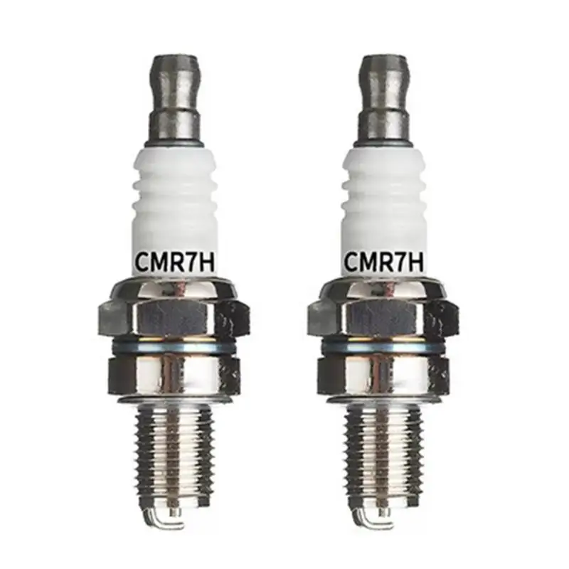 CMR7H Replacement Part Set, 2 Pack Engine Service Parts with Threaded Metal Shell for Lawn Mower Repair and Garden D2RD