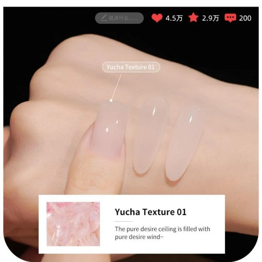 XEIJAYI Jelly Gel Esmalte, Jade Chá Textura, Verniz Semi-Permanente, Gel UV, Suprimentos para Unhas para Profissionais, Atacado, 30 cores