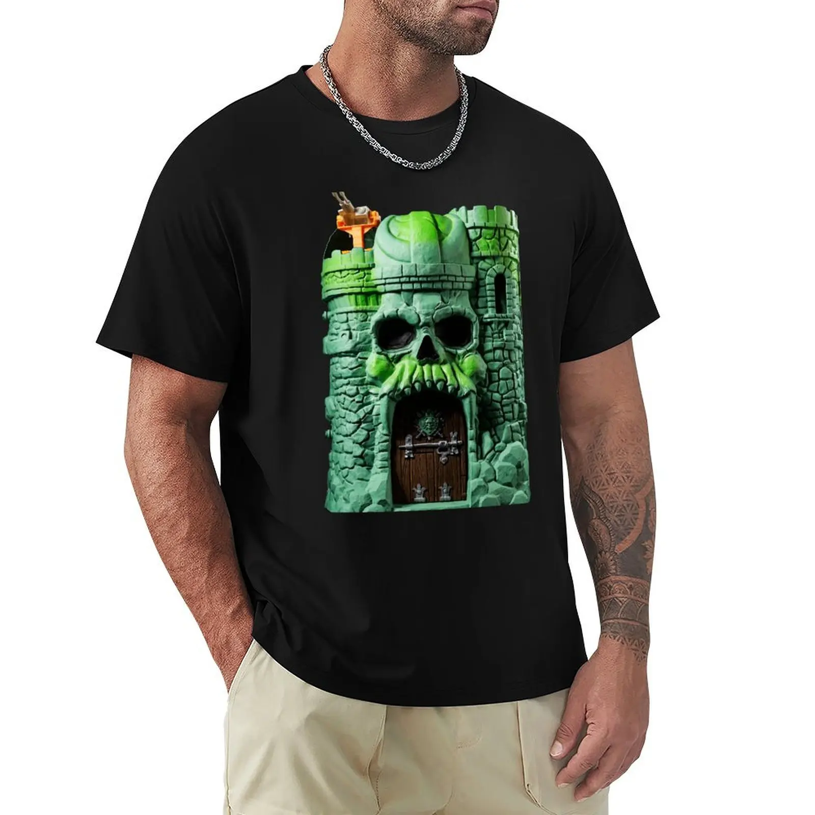 

Castle Grayskull T-Shirt Luxury man anime tshirt men t shirts