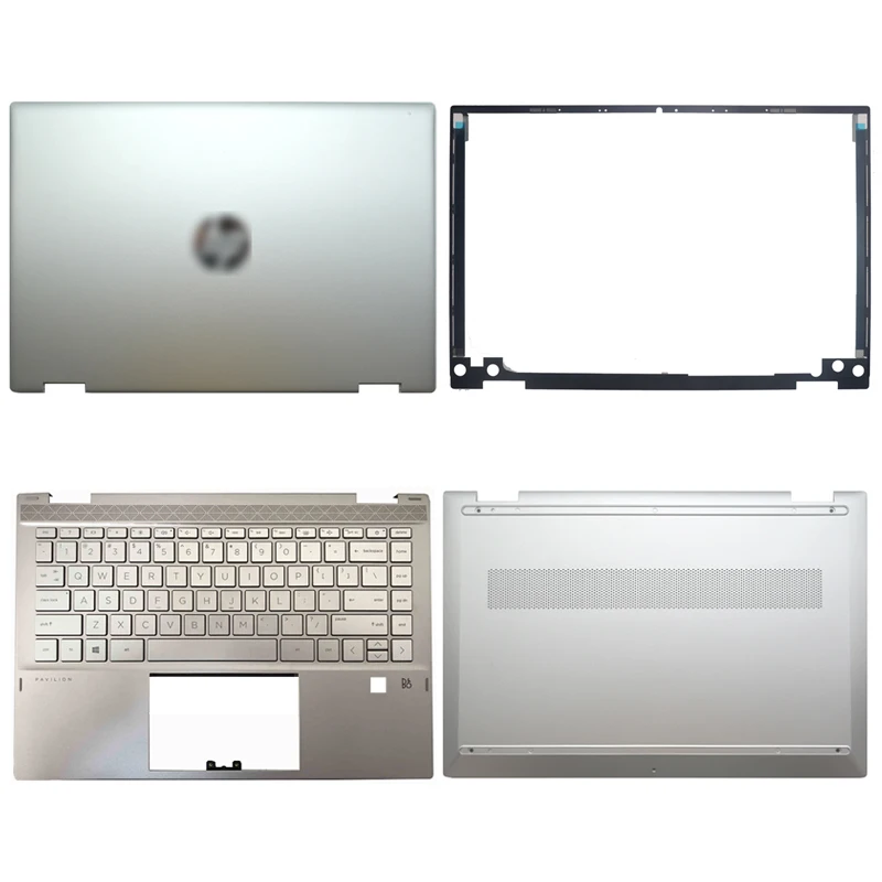 

New for hp pavilion x360 14-dw 14t-dw TPN-Q171 lcd laptop cover back cover/front frame/handrest/bottom case L96517-001 L96524