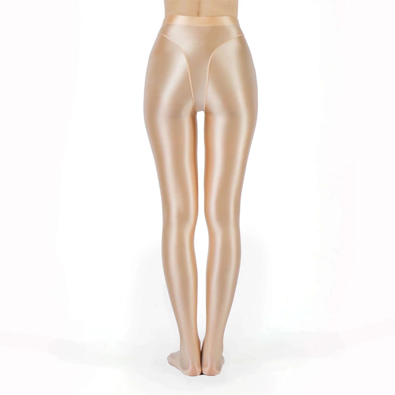 Collants extensibles taille haute brillants à l'huile pour femmes, collants de ballet, pantalons de yoga, leggings d'entraînement de sport de fitness Pilates