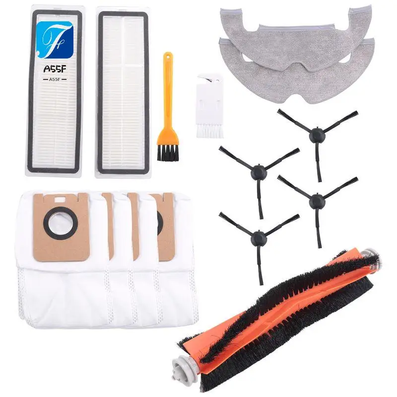 A55F-For Dream BOT Z10 Pro L10 Plus Vacuum Cleaner Main Brush Filter Side Brush Mop Cloth Dust Bag Accessories Replacement