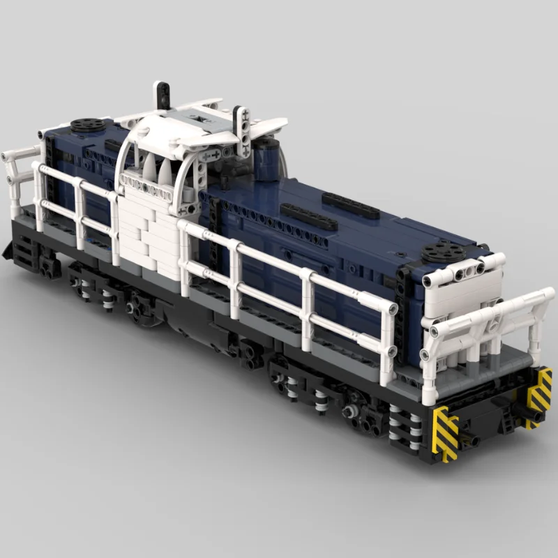 

MOC-135727 City Railway Train Cargo Locomotive V2 Buzz Building Block Technology Assembly Model Brick Toy Children's Gifts