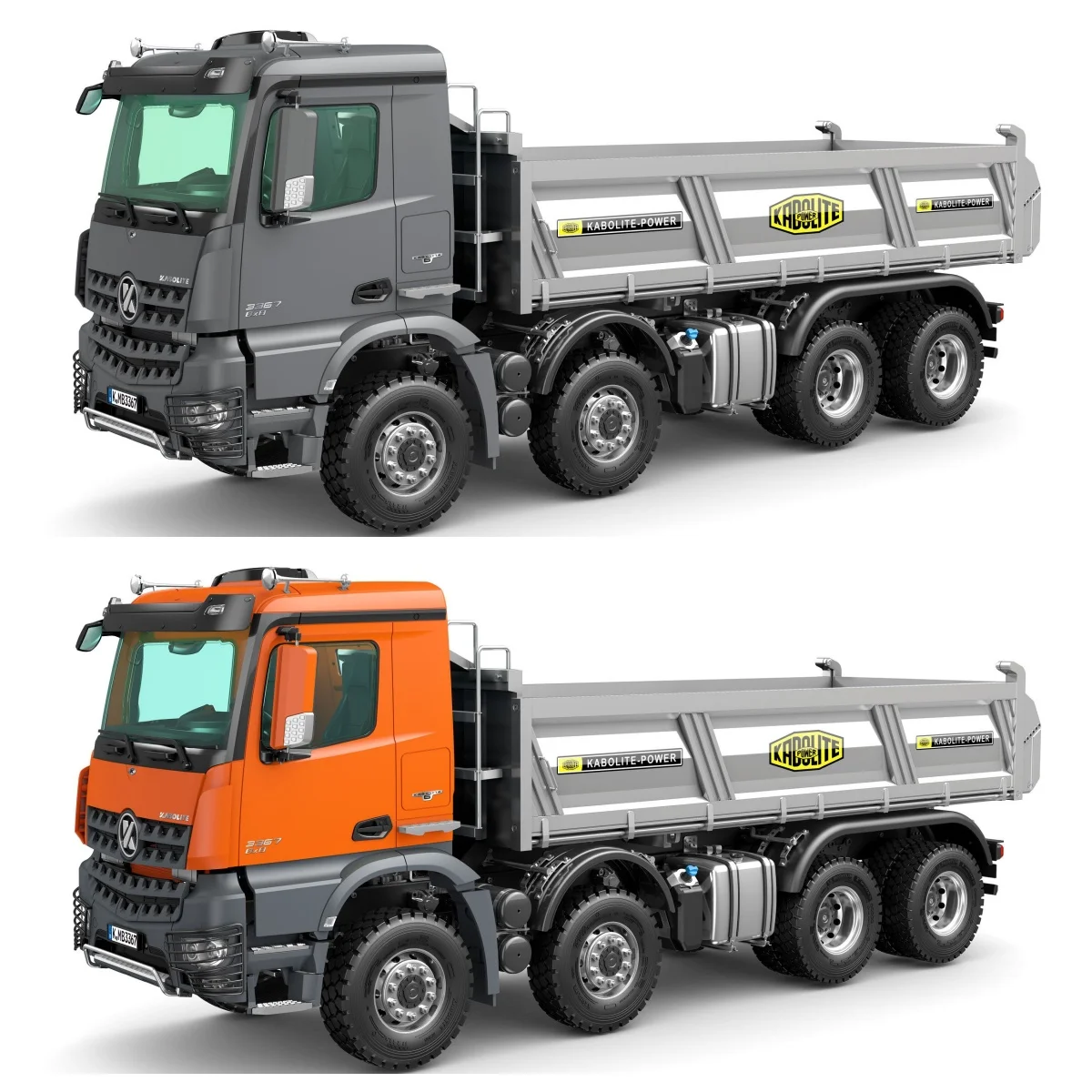 8*8 Kabolite K3367 RC Dumper idraulico 1/14 RTR telecomando ribaltabile sistema di luce sonora giocattolo modello regali