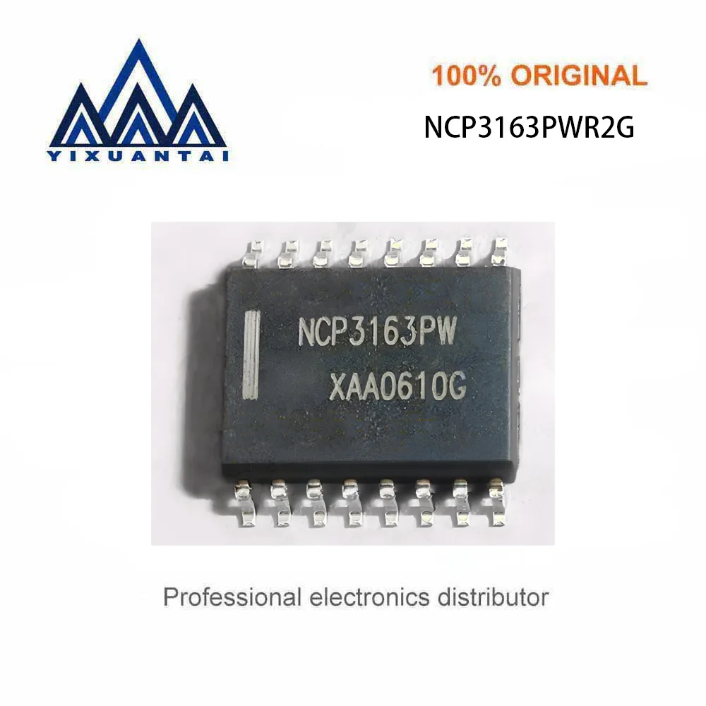 3pcs/Lot  NCP3163PWR2G  NCP3163PW【PMIC, DC/DC converter, 3A, SO16-W, SMD】New and Original
