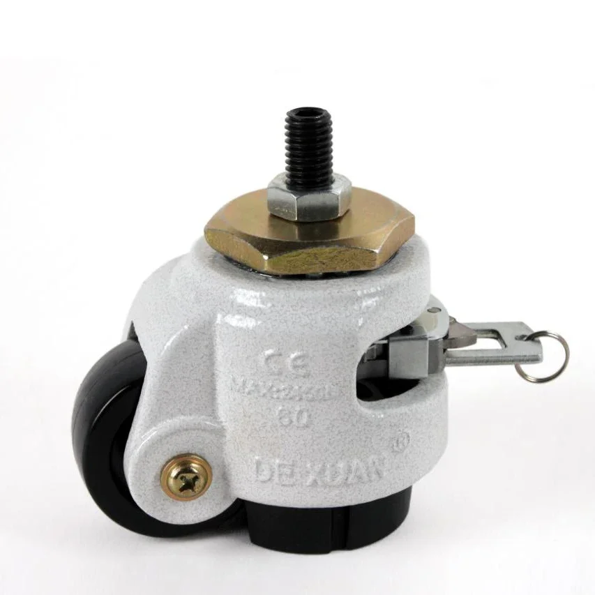 1pcs DXR-60S DXR-80S, Level adjustment wheel/Casters,Leveling caster,Industrial casters