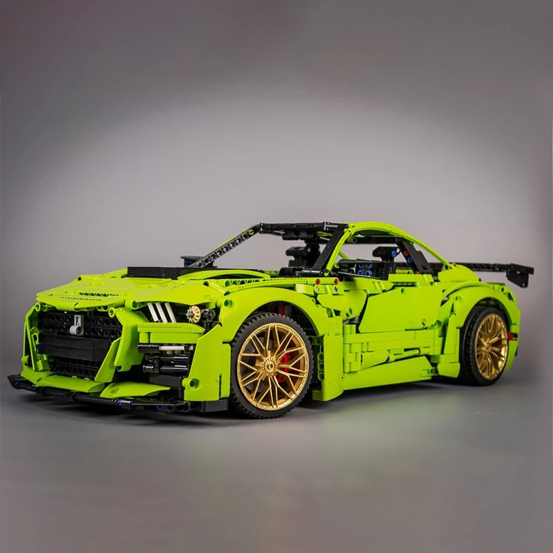 3152 قطعة بطل السرعة Fordsad Must Gangd Shelby GT500 اللبنات لتقوم بها بنفسك لعبة إبداعية عيد الميلاد هدية عيد ميلاد للأطفال كتل #2