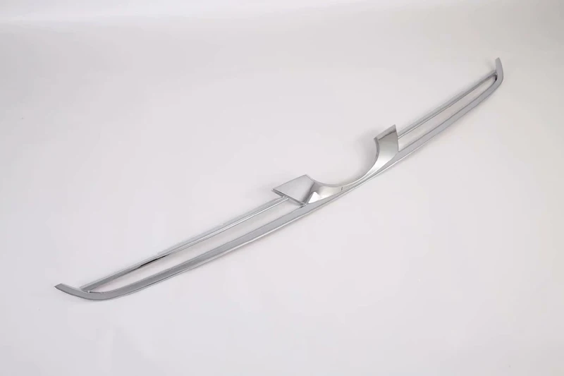 Car Accessories ABS Chrome Front Center Mesh Grille Grill Cover Radiator Strip Trim For Toyata Prius PHV XW50 2019 2020 2021