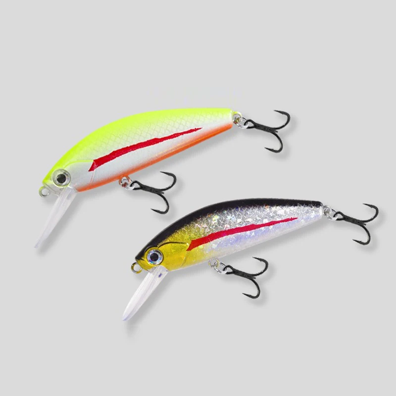 New Sinking Minnow Fishing 5.5cm/11g Lure Sinking Minnow Fishing Lures Hard Bait Black Minnow Wobbler Fishing Tackle