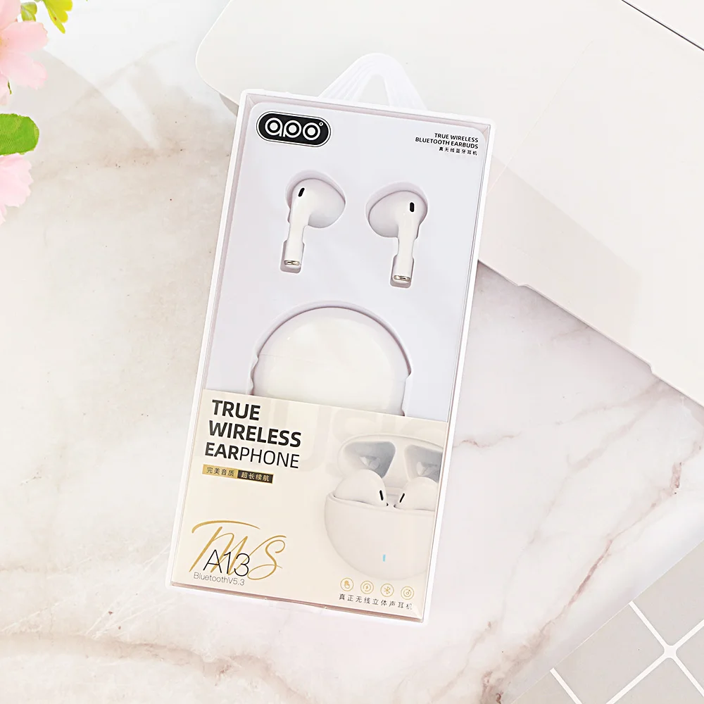 Kiki shot TWS Headset Bluetooth nirkabel, headphone HiFi, tampilan Digital ENC, earphone suara Stereo untuk semua ponsel pintar