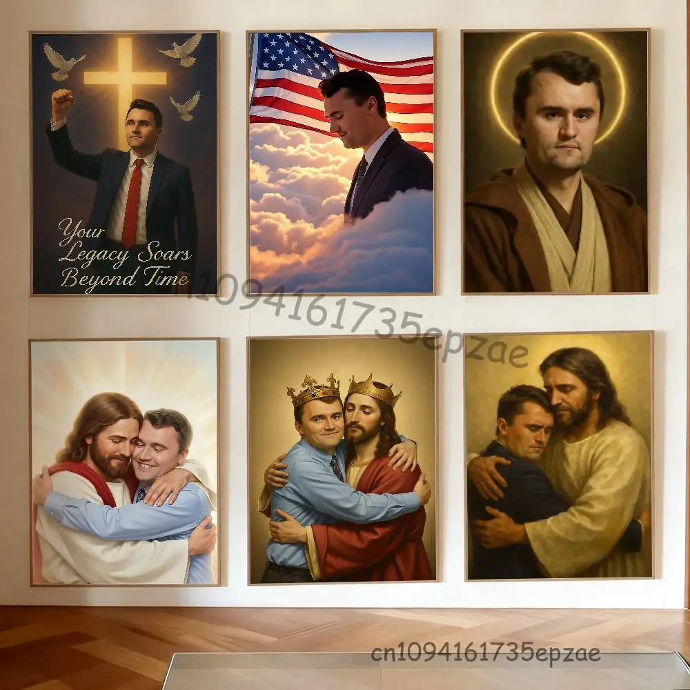 

C-Charlie K-Kirk Anime Wall Art Canvas Painting Poster For Living Room Home Decor Decoration Picture