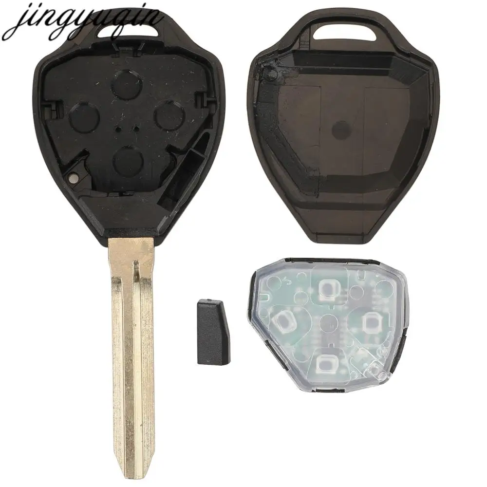 Jingyuqin New Remote Car Key Alarm 314MHZ 4D67 Chip For Toyota RAV4 Alphard Camry Corolla Crown Prado Yaris REIZ Venza Avalon