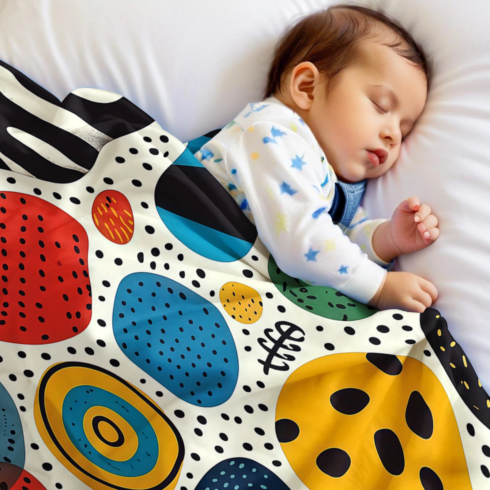 Doodle Spot Lightweight Microf - Christmas Throw Blanket ulasan dan harga