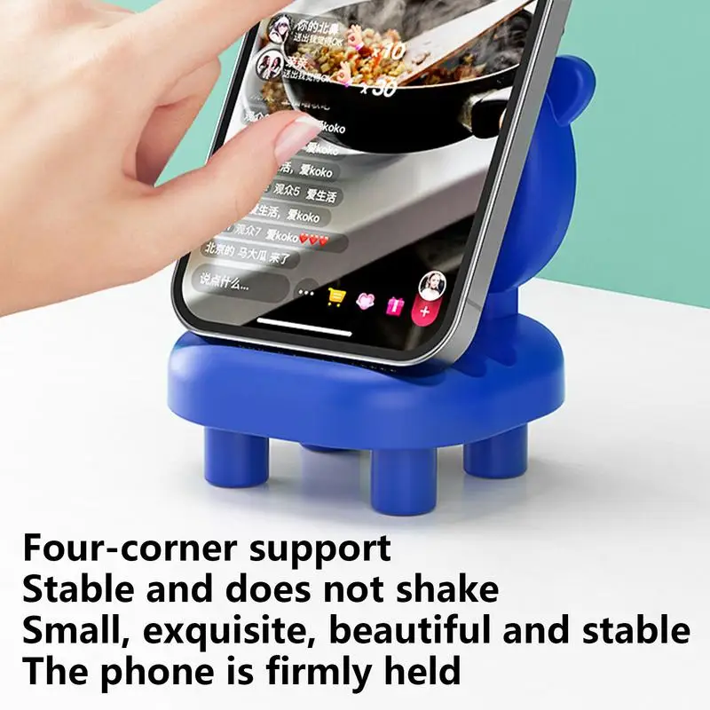 Phone Stand Holder Mobile Phone Lazy Desktop Stand Creative Dragon Design Phone Holding Tool For Kitchen Dormitory Bedroom