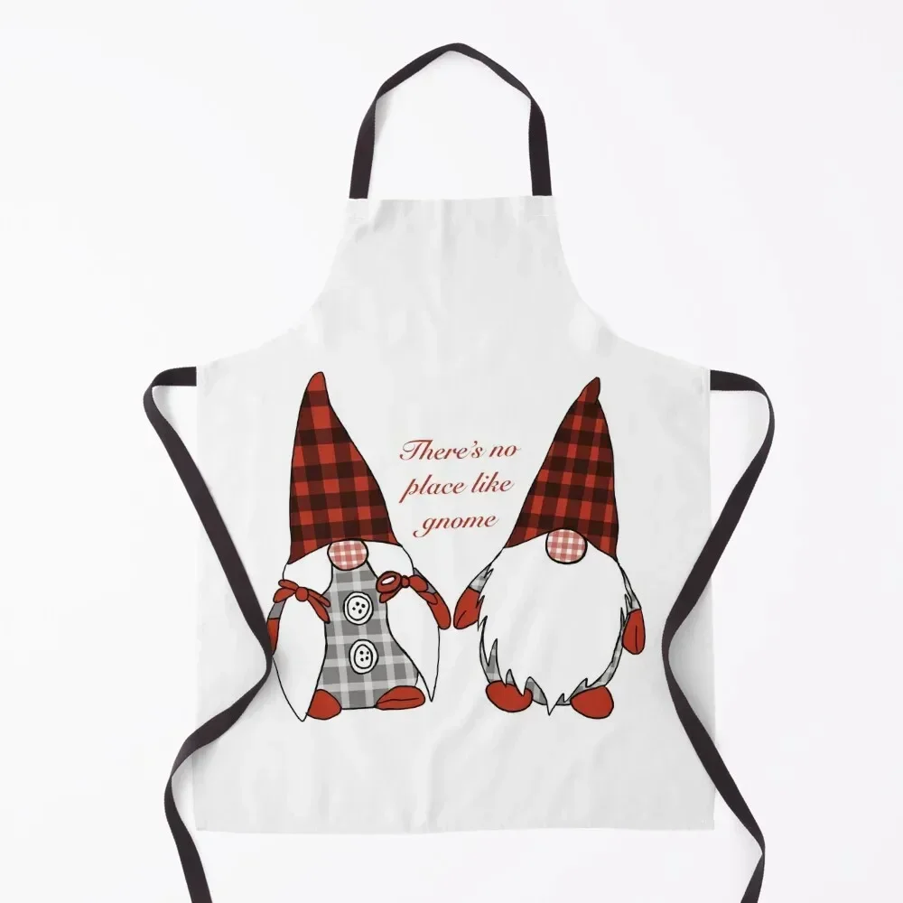 

There’s No Place Like Gnome Apron Women Kitchen'S Kitchen Front Women's Home Clothes kitchen utensil Apron