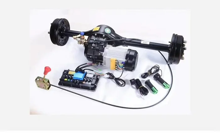 Customized New Baoyou Electric Tricycle Datai Electromechanical Brushless Motor Controller Differential Package Rear Axle Assemb