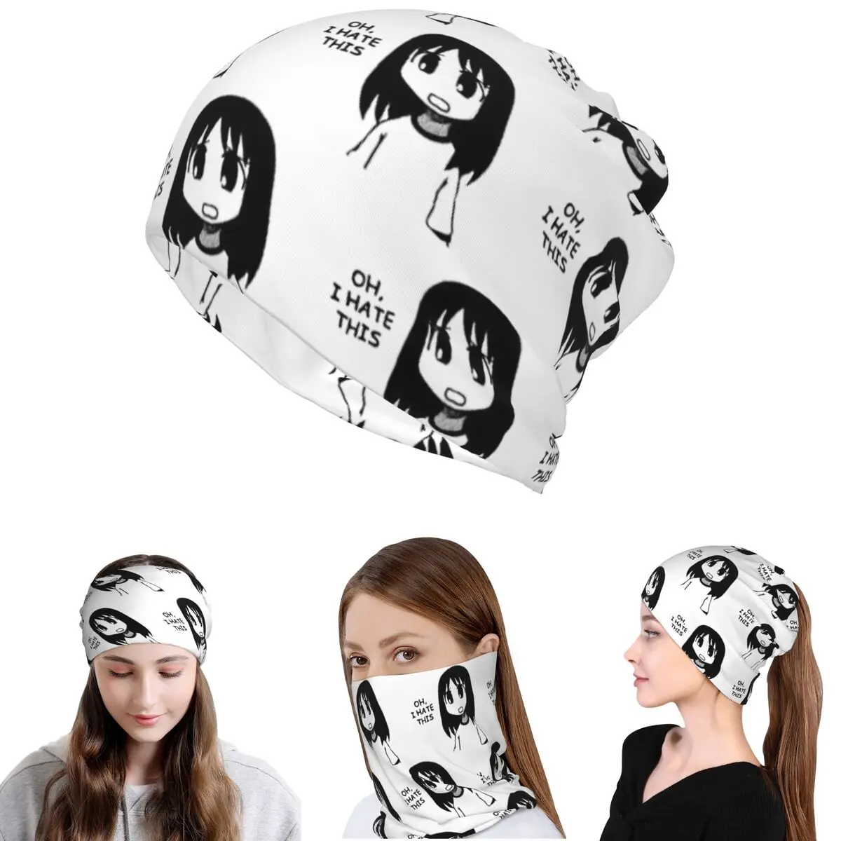VERALTET - Profil überprüfen Azumanga Daioh Osaka Ayumu Kasuga Bandana Halstuch Maske Schal Sturmhaube Mütze für Männer Frauen