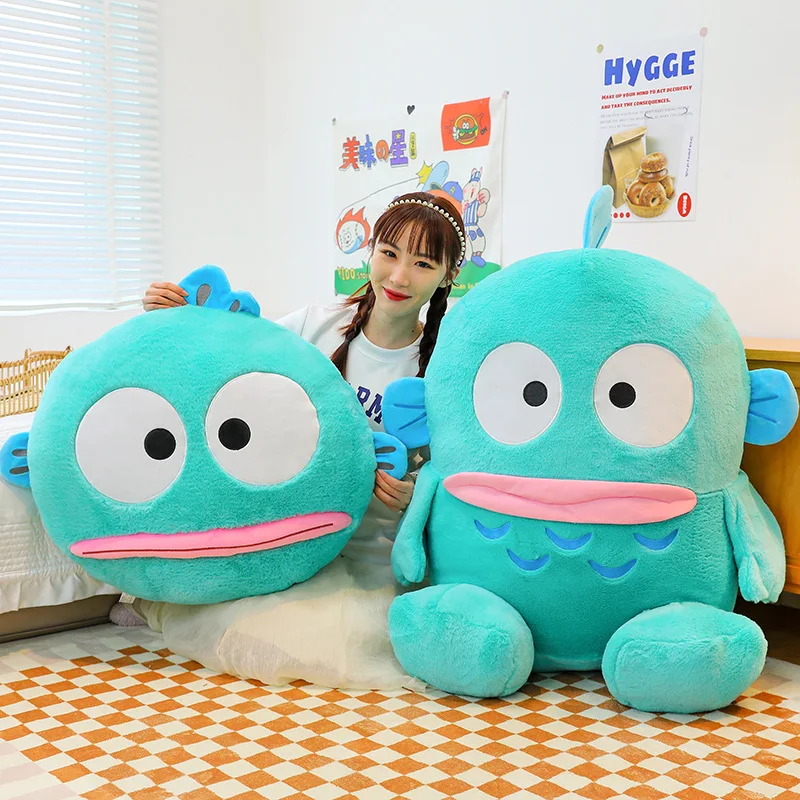 

Kawaii Sanrio Hangyodon Plush Anime Plush Doll Stuffed Toys Halloween Decoration Sofa Backrest Cushionthrow Pillow Girls Gifts