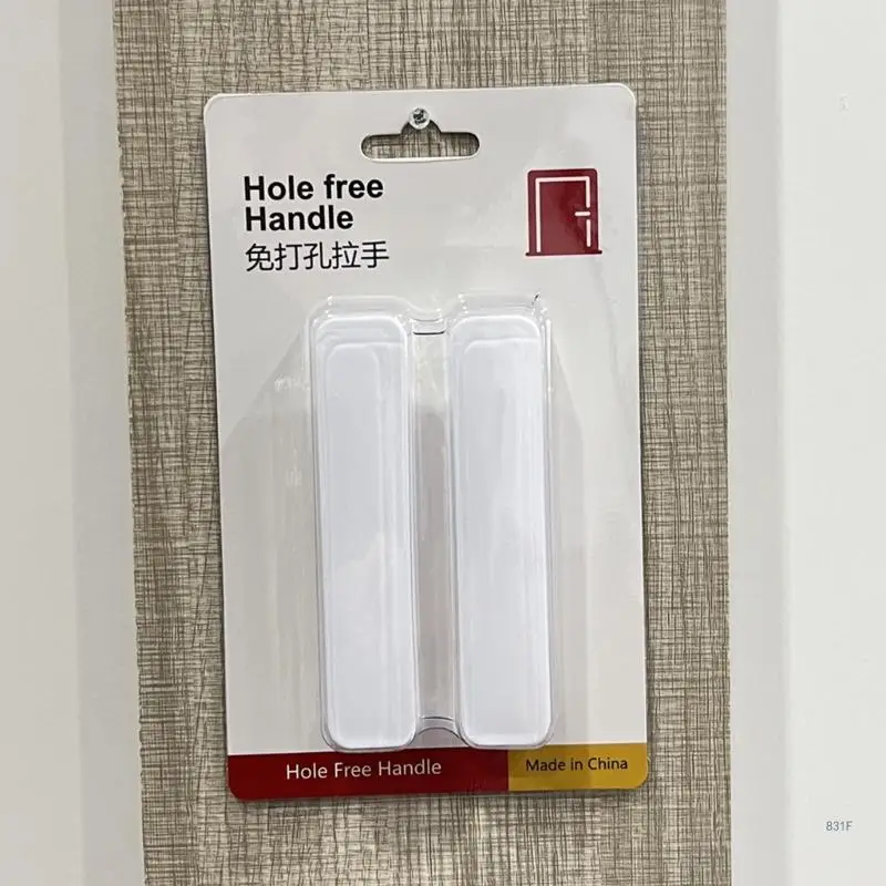 Self Stick Handles No Holes Needed Door Handles Simple Installation Cabinet Handle Comfortable Grip Handles 2pcs/set