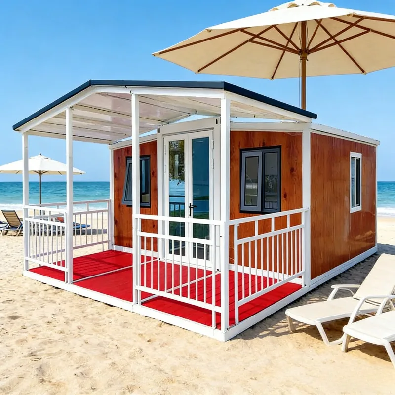 Prefab Foldout Room Mobile Versatile Foldable Steel Container House for Hotel Bedroom Living Room Workshop School Home