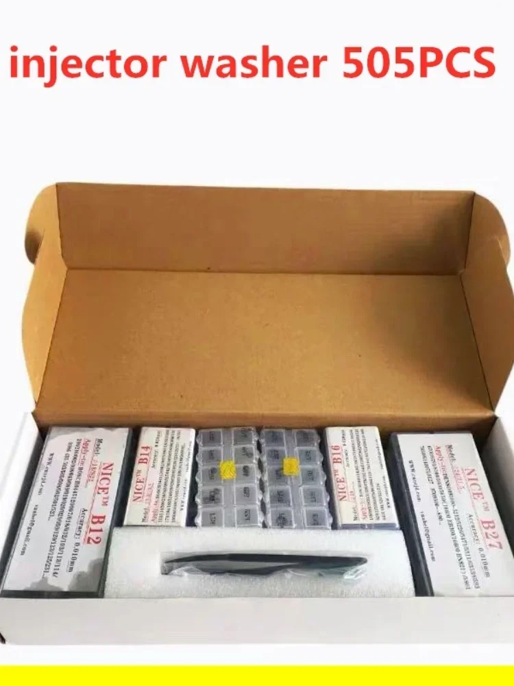 505PCS CRIN Common Rail Injector Adjusting Washers Gasket Repair Kits for Bosch Denso B11 B12 B13 B14 B16 B22 B25 B26 B27 B31