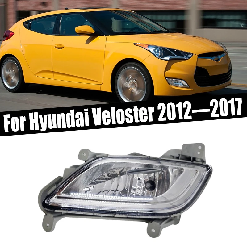 

For Hyundai Veloster 2012 2013 2014 2015 2016 2017 Halogen Fog Lamp Car Front Fog Light Fog Lamp Assembly 922012V010 922022V010