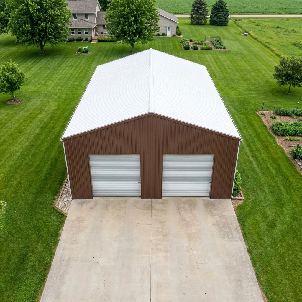 Modern Prefabricated Steel Structure Farm Storage Room for Agricultural Equipment