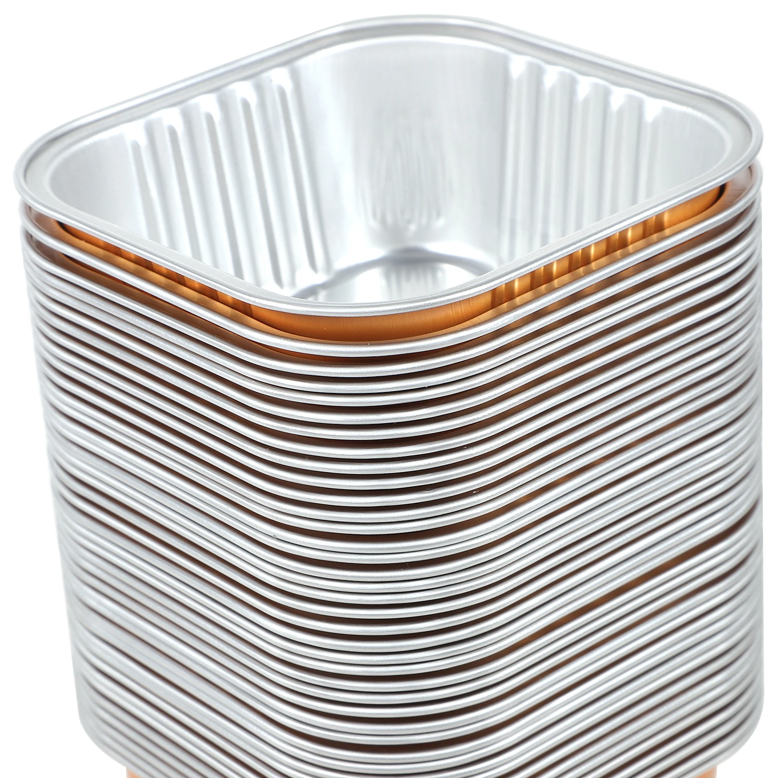 

Aluminum Foil Containers Thickened Food Storage Dessert Pans For Bbq Picnic Wedding Party Home Outdoor Use Disposable Foil