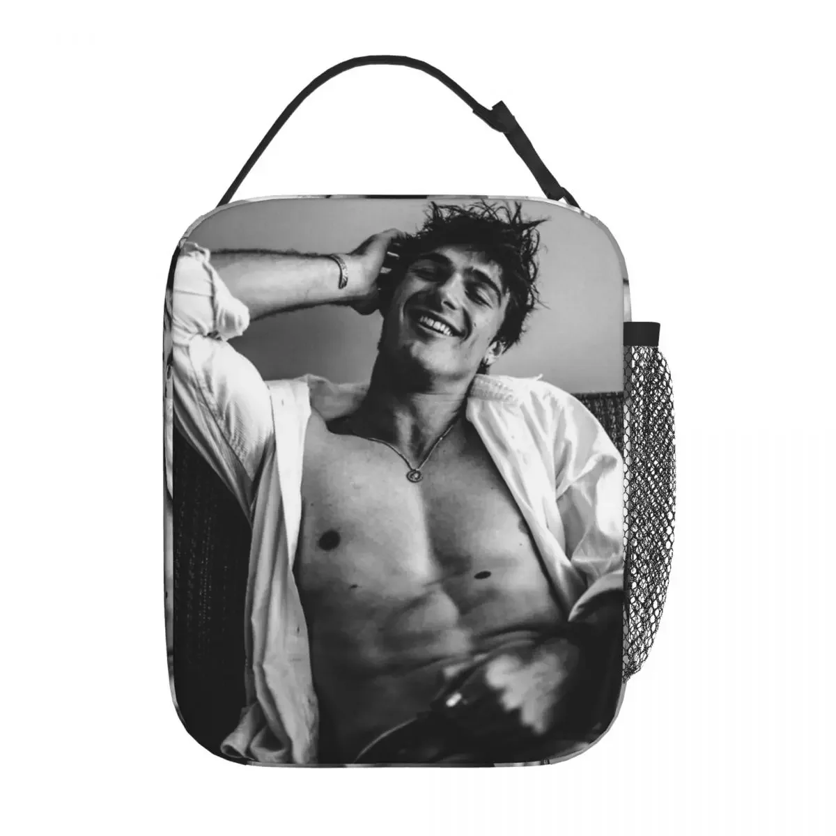 Jacob Elordi Thermal Insulated Lunch Bags for Work Australian Actor Portable Bento Box Men Women Thermal Cooler Lunch Box