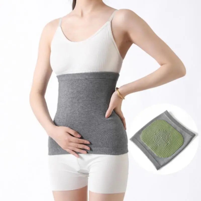 Soft Cashmere Waist Support Wormwood Self Heating Lumbar Support Lower Back Brace Wrap Waist Trimmer Abdominal Warming Band