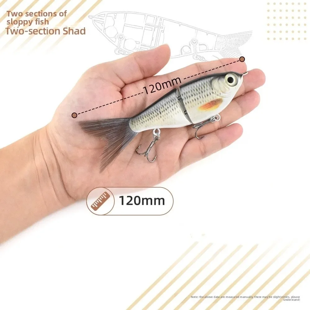 Señuelo articulado lubina – Swimbait Wobbler de alto rendimiento - imagen 3