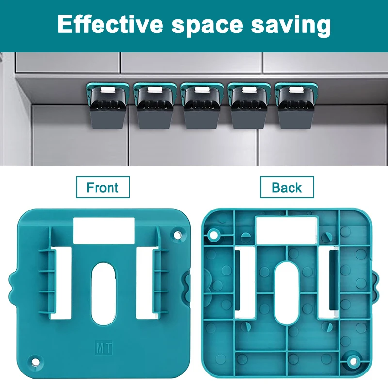 5 Pack แบตเตอรี่ Rack สําหรับ Makita 14.4V 18V Li-Ion แบตเตอรี่เครื่องมือเครื่องผู้ถือ Rack Wall Mount Bracket Fixing