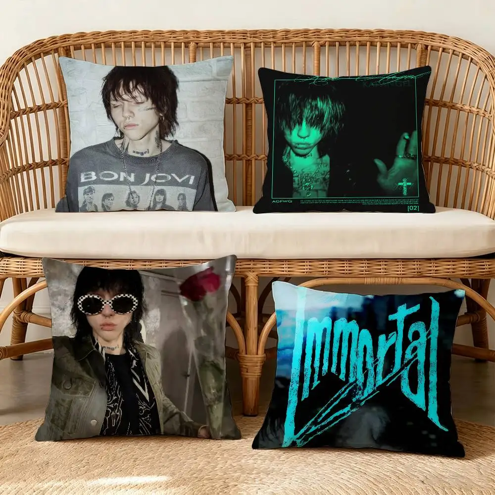 SINGER K-Kai Angel damage   Pillow Gift Home Office Decoration Bedroom Sofa Car Cushion Cover case 45x45