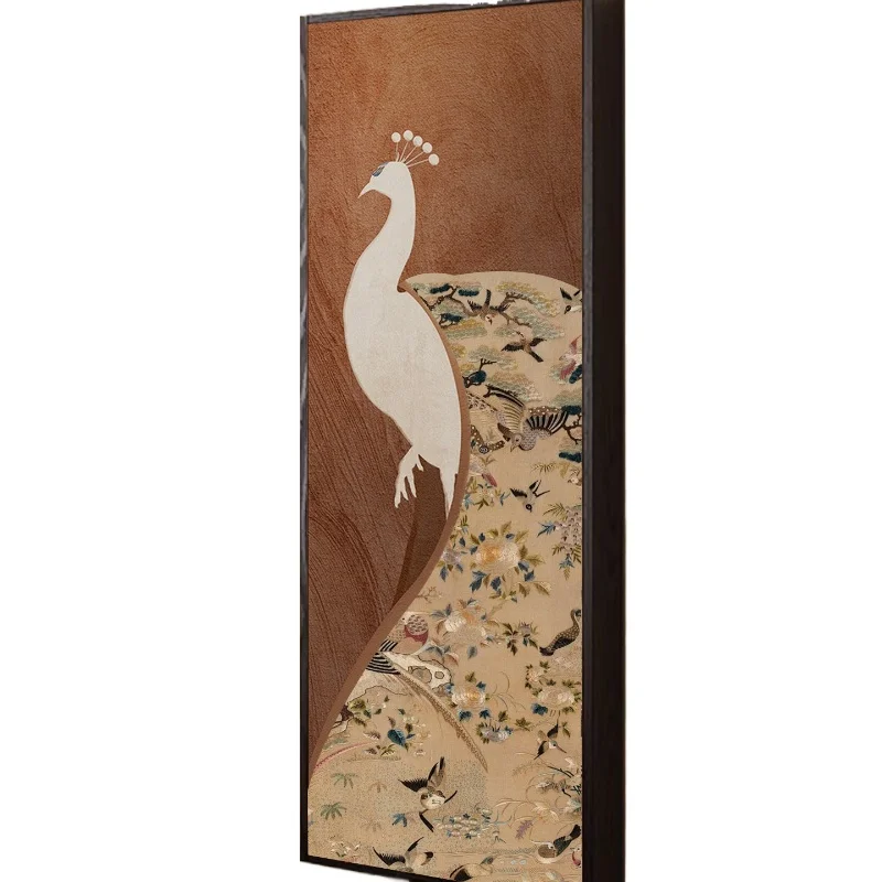 

Medieval decorative cabinet, decorative mural storage bedroom storage wardrobe, hidden full-length mirror cabinet