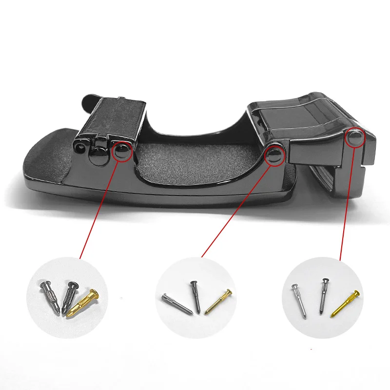 DIY 가죽 벨트 수리 액세서리 버클 나사 남성용 자동 버클 플레이트 리벳 핀 허리 벨트 고정 핀