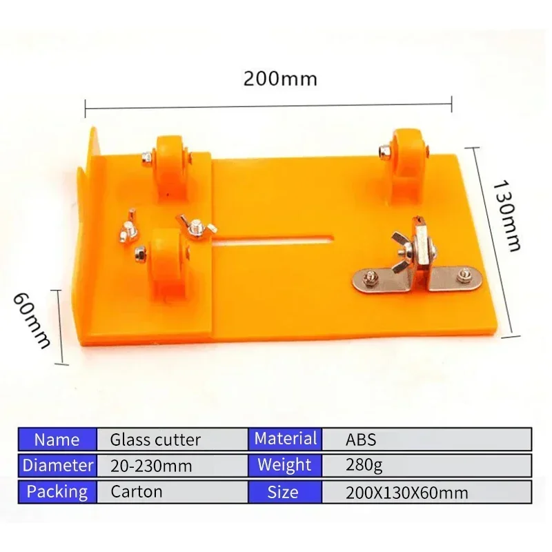 Garrafa De Vinho De Vidro Ajustável Cortador, Universal Bottle Cutter, Artesanato DIY Garrafa De Vinho, Ferramenta De Corte De Mão, 1Pc
