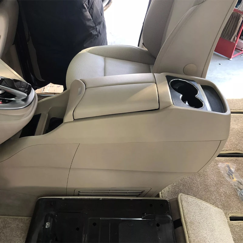 Benz Vito Car Central Armrest Box  with Refrigerator Console Storage For W447 V-class VITO V250d V260