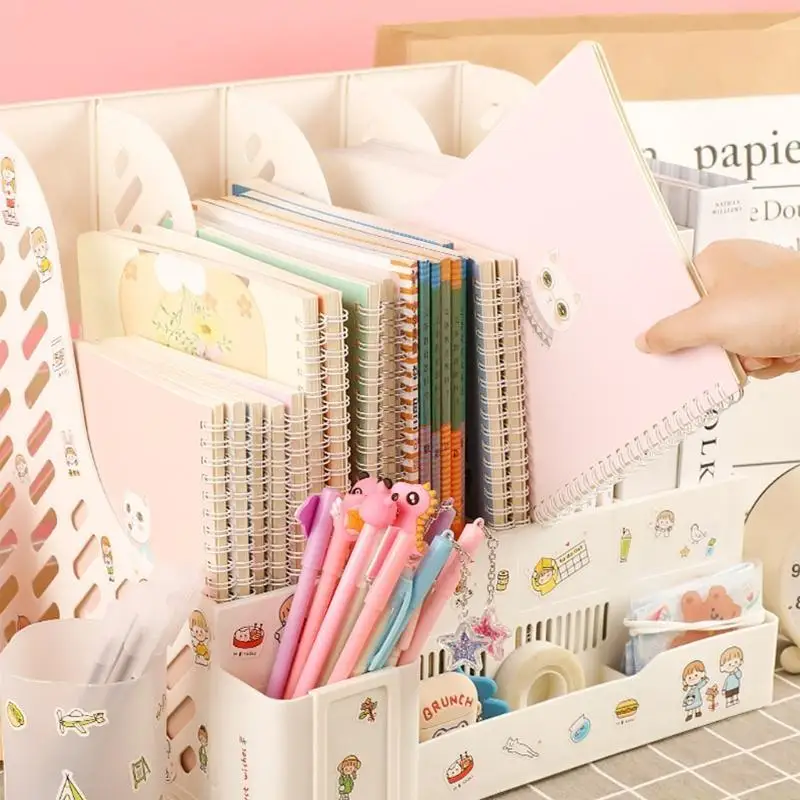 4-layer Desk File Holder Letter Size File Box File