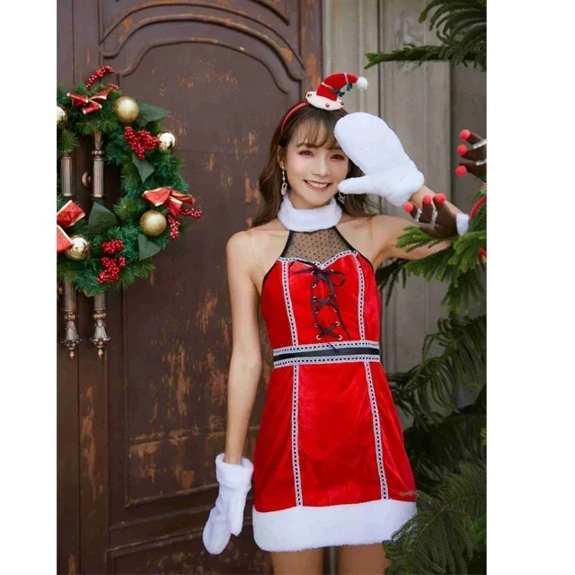 

Christmas Festival Female Sexy Suit Christmas Girl Dress