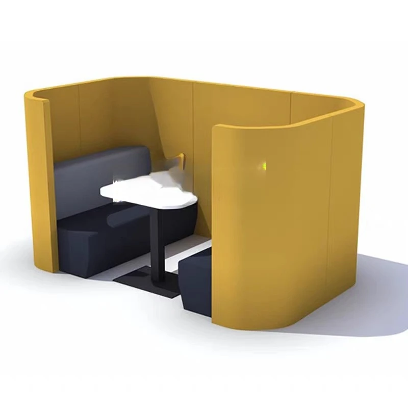 

Modern simple office high back sofa combination card seat designer leisure reception surrounded sofa chair combination