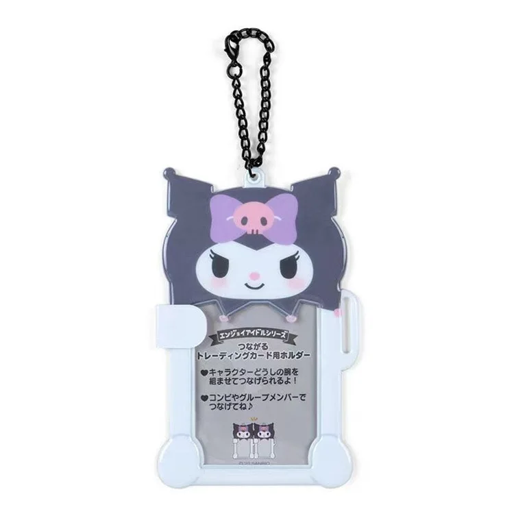 Sanrio Card HolderKuromi Hello Kitty Student Access Control Document Storage Pendant Kawaii Gift Toys Anime Accessories