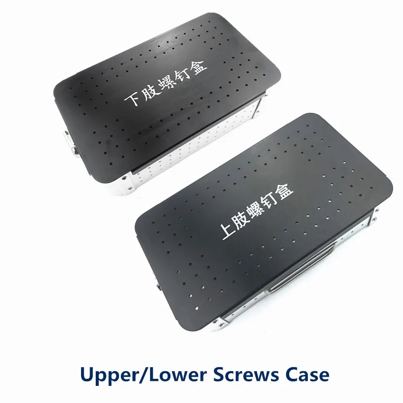 

Bone Screws case Upper/Lower limb Screws box Bone Screws Case Rack Aluminum veterinary Orthopedics Instruments