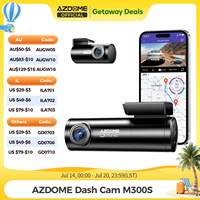 AZDOME M300S Dash Cam 4K+1080P Car Rear Camera Dash Cam 800MP Lens Built-in GPS WIFI Car DVR Voice Control Night Vision 후방카메라