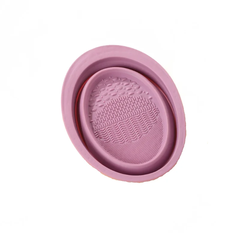 Free Shipping Foldable Facial Mask Silicone Bowl Portable Makeup Brushes cleaning Bowls