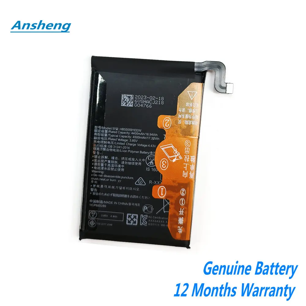 

Original 3.85V 4500mAh HB555591EEW Battery For Huawei Mate30 Pro 5G / Mate 30 Pro 5G / Mate 30Pro 5G Smart Phone