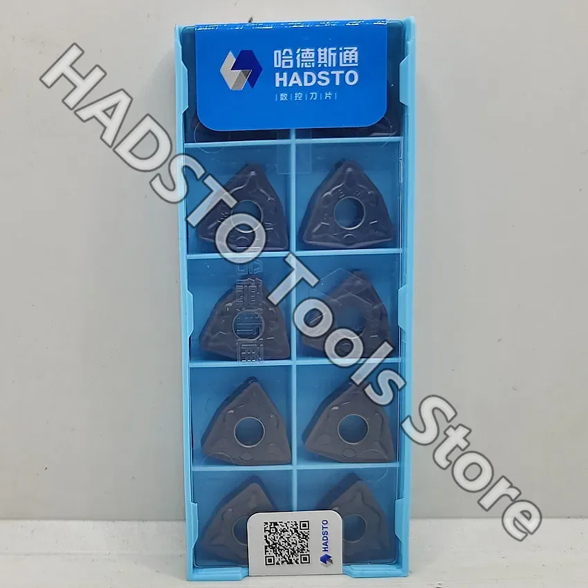 10pcs WNMG080412-BM HS7125 WNMG080412 WNMG433 HADSTO CNC carbide inserts Turning inserts For Steel, Stainless steel, Cast iron