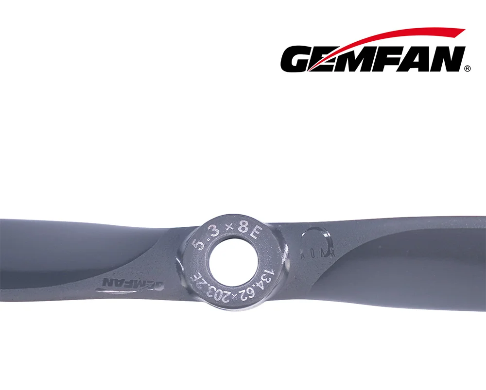 GEMFAN VORTEX Elektrischer Propeller 5" Multi-Größe 5.25x8/5x5/5x7.55.3X8E/5.3X8R Ausbalanciert & Langlebig für RC-Flugzeuge mit festem Flügel – Detail 28