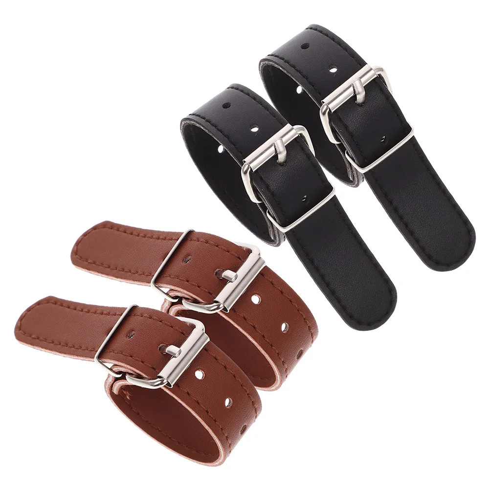 

PU Aluminum Alloy Bike Basket Straps Adjustable Heavy Duty Front Belt for Bicycle Scooter Stable Durable Cycle Parts